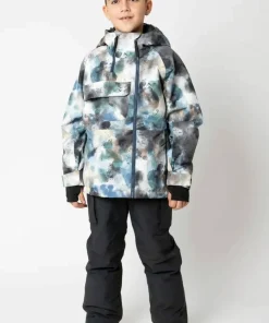 Hot 2117 of Sweden Juniors' Light Padded Ski Jacket Kidden Aop Sky