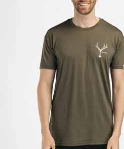 Outlet Aclima Men's Lightwool 140 Classic Tee Antler Tarmac