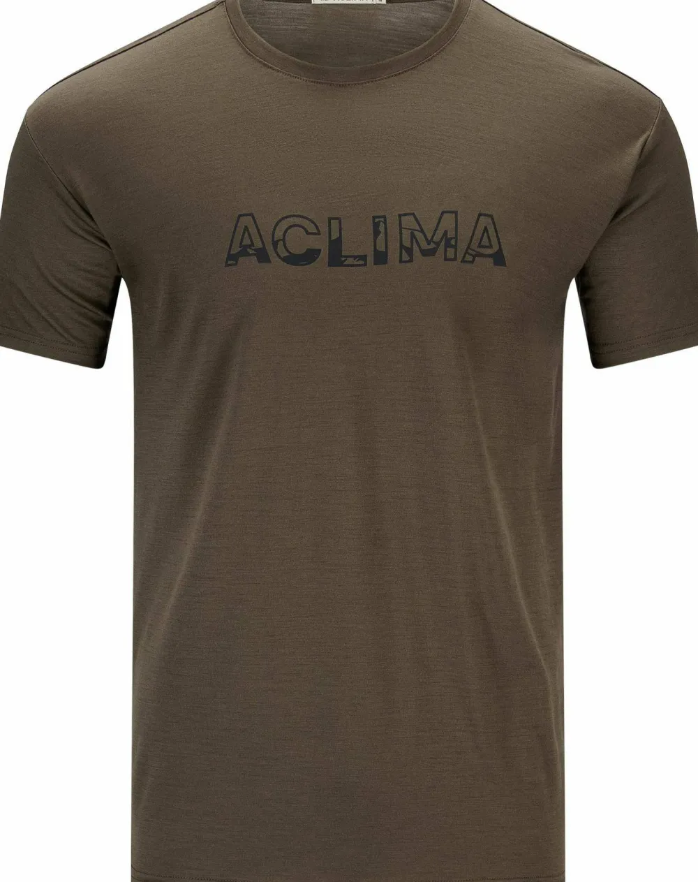 Best Aclima Men's LightWool 140 Classic Tee Logo Tarmac