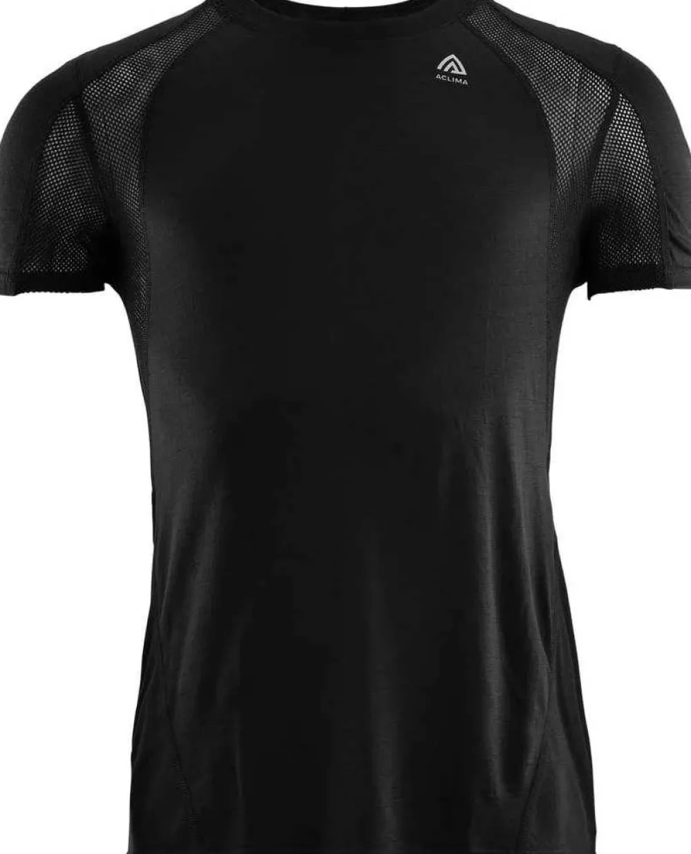 New Aclima Men's LightWool 140 Sports T-shirt Jet Black
