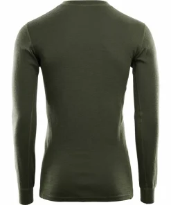Aclima Men's WarmWool Crew Neck Olive Night