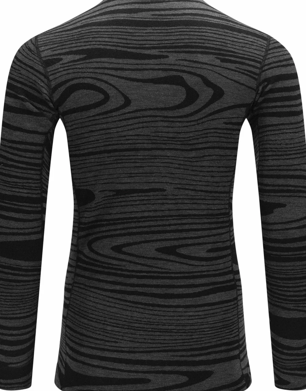 New Aclima Men's WarmWool Crew Neck Black Motion