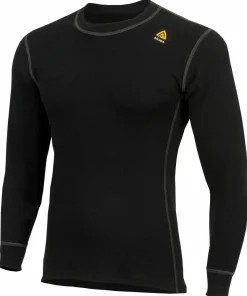 New Aclima Men's WarmWool Crew Neck Jet Black