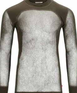 Online Aclima Men's WoolNet Crewneck Tarmac