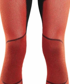 Outlet Aclima Men's WoolNet Hybrid Longs Jet Black/Poinciana/Olive Nigh Jet Black/Poinciana/Olive Night