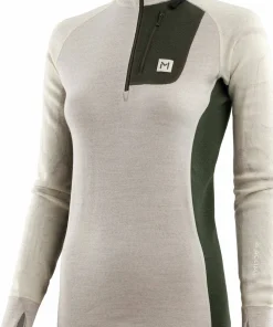 Hot Aclima Women's Lars Monsen Femunden Polo Beige Melange/Olive Night/Femunden Light BeigeMelang/OliveNight/FemundenLight