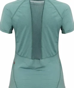 Clearance Aclima Women's LightWool Sports T-shirt Oil Blue/North Atlantic Oil Blue / North Atlantic