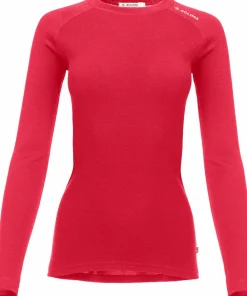 Discount Aclima Women's WarmWool Crewneck Jester Red