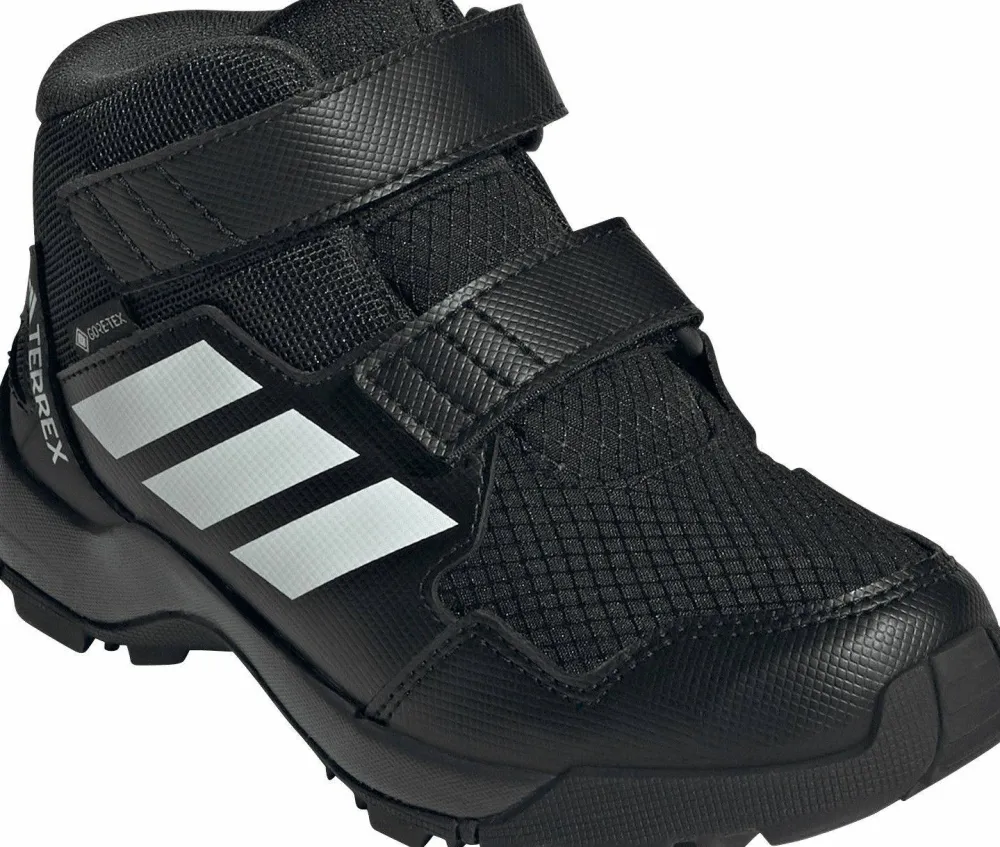 New Adidas Kid's Terrex Skychaser Mid Gore-Tex Core Black/Ftwwht/Semi Orange