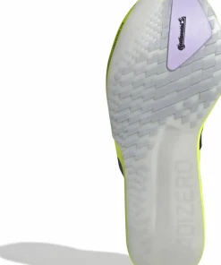 New Adidas Men's Adizero Adios 9 Solar Yellow / Aurora Plum / Powder Plum