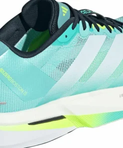 New Adidas Men's Adizero Boston 13 Flash Aqua/Cloud White/Lucid Lemon Flaaqu/Ftwwht/Luclem