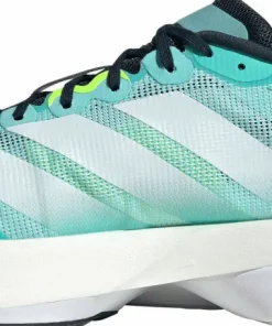 New Adidas Men's Adizero Boston 13 Flash Aqua/Cloud White/Lucid Lemon Flaaqu/Ftwwht/Luclem