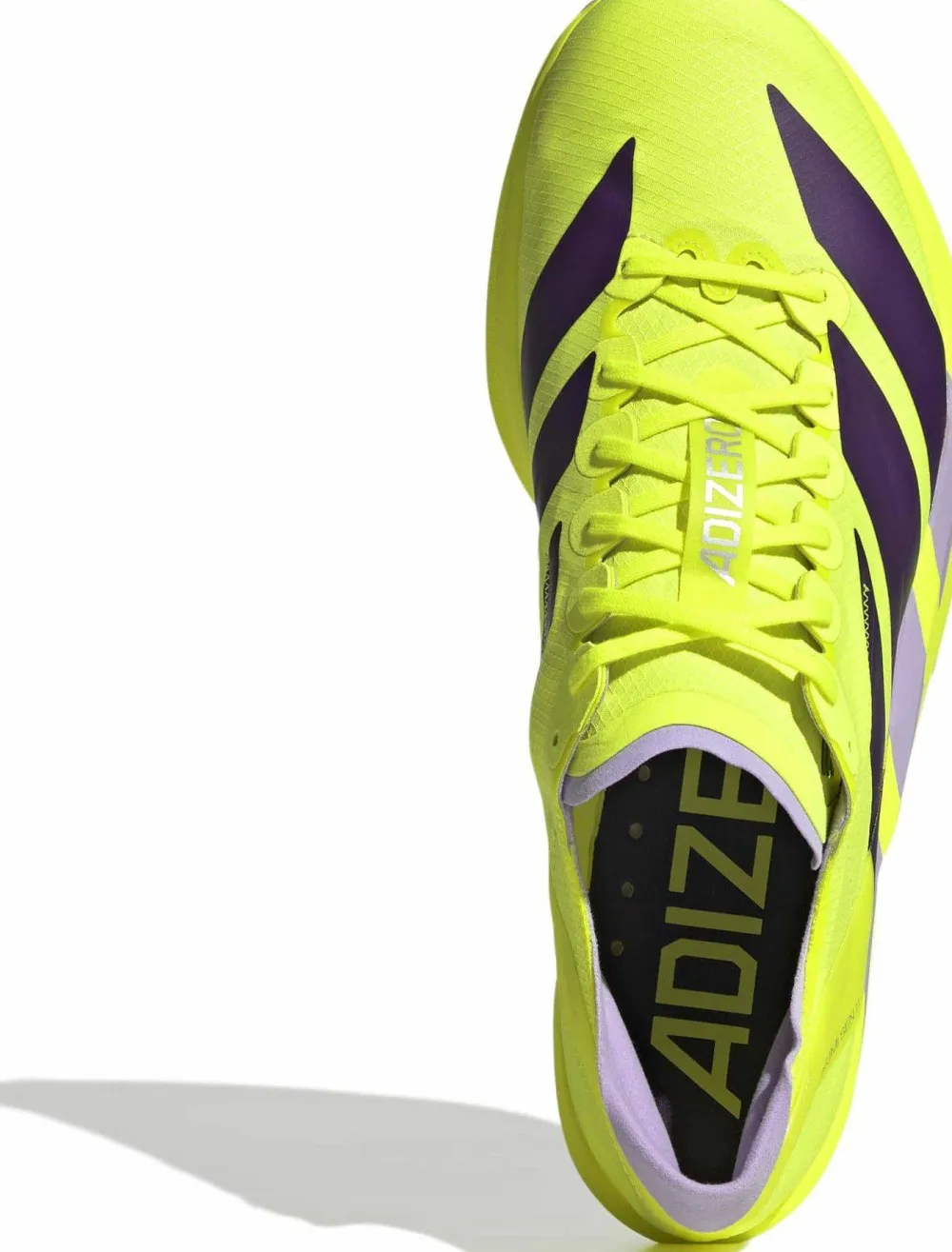 Discount Adidas Men's Adizero Takumi Sen 11 Solar Yellow/Aurora Plum/Powder Plum