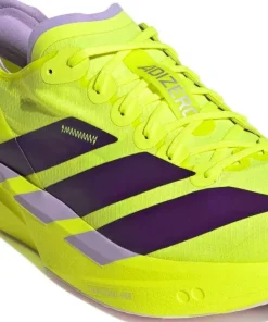 Discount Adidas Men's Adizero Takumi Sen 11 Solar Yellow/Aurora Plum/Powder Plum