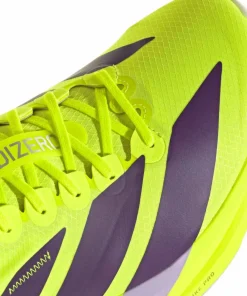 Discount Adidas Men's Adizero Takumi Sen 11 Solar Yellow/Aurora Plum/Powder Plum