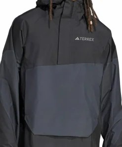Adidas Men's Terrex Xploric 2.5L Climaproof Anorak Black/Carbon