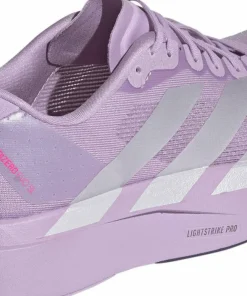 Outlet Adidas Women's Adizero Evo SL Powder Plum/Zero Metalic/Shock Pink