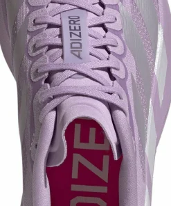 Outlet Adidas Women's Adizero Evo SL Powder Plum/Zero Metalic/Shock Pink