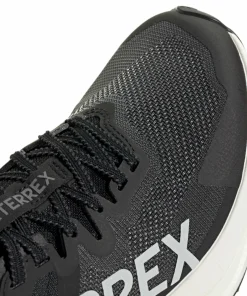 Discount Adidas Women's Terrex Agravic Speed Trail Running Shoes Core Black/Grey One/Amber Tint