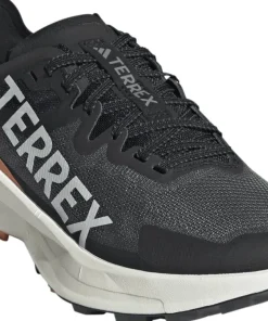 Discount Adidas Women's Terrex Agravic Speed Trail Running Shoes Core Black/Grey One/Amber Tint
