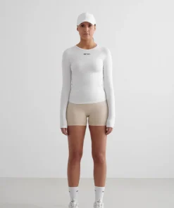 Online Aim'n Women's Soft Basic Long Sleeve White