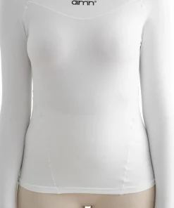 Online Aim'n Women's Soft Basic Long Sleeve White