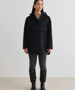 Aim'n Women's Waterproof Oversized Anorak Black