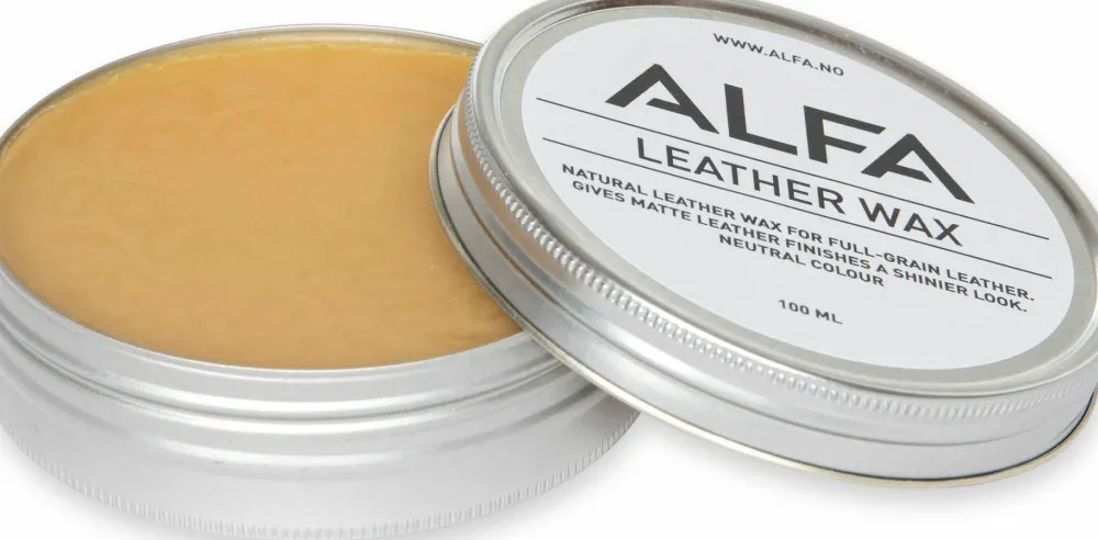 Alfa Leather Wax NoColour
