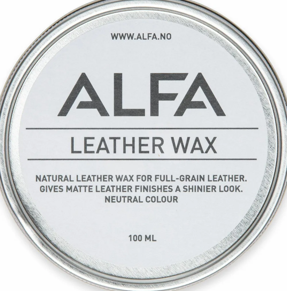 Alfa Leather Wax NoColour