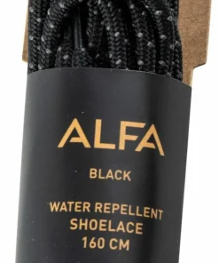 Discount Alfa Laces Black Black W.Grey Dots