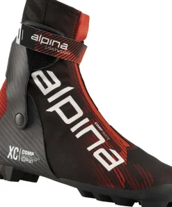 Sale Alpina Unisex Comp Skate Black/Red