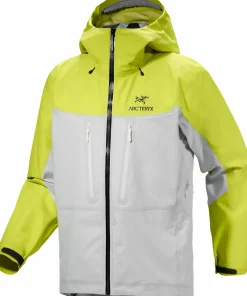 Clearance Arc'teryx Men's Alpha Jacket Euphoria / Arctic Silk
