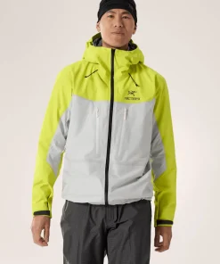 Clearance Arc'teryx Men's Alpha Jacket Euphoria / Arctic Silk