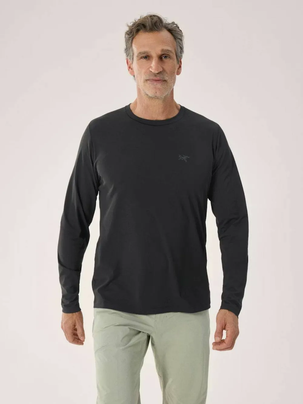 Clearance Arc'teryx Men's Cormac Crew Neck LS Black