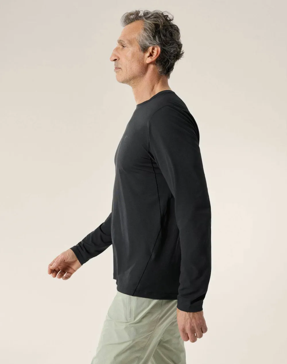 Clearance Arc'teryx Men's Cormac Crew Neck LS Black