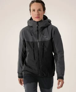 Discount Arc'teryx Women's Alpha Jacket Graphite / Black