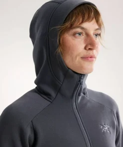 Clearance Arc'teryx Women's Kyanite Hoody Dark Stratus Dk Stratus