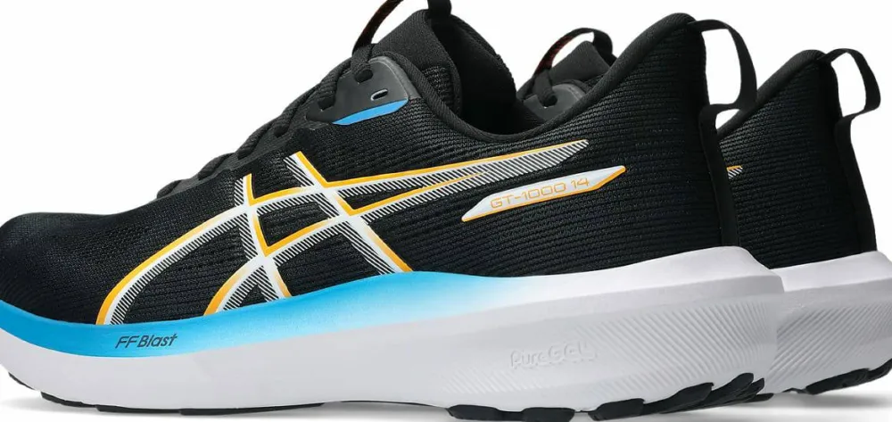 Best Asics Men's GT-1000 14 Black/Yamabuki