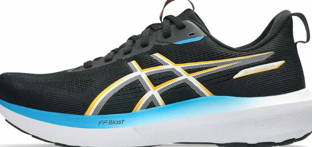 Best Asics Men's GT-1000 14 Black/Yamabuki