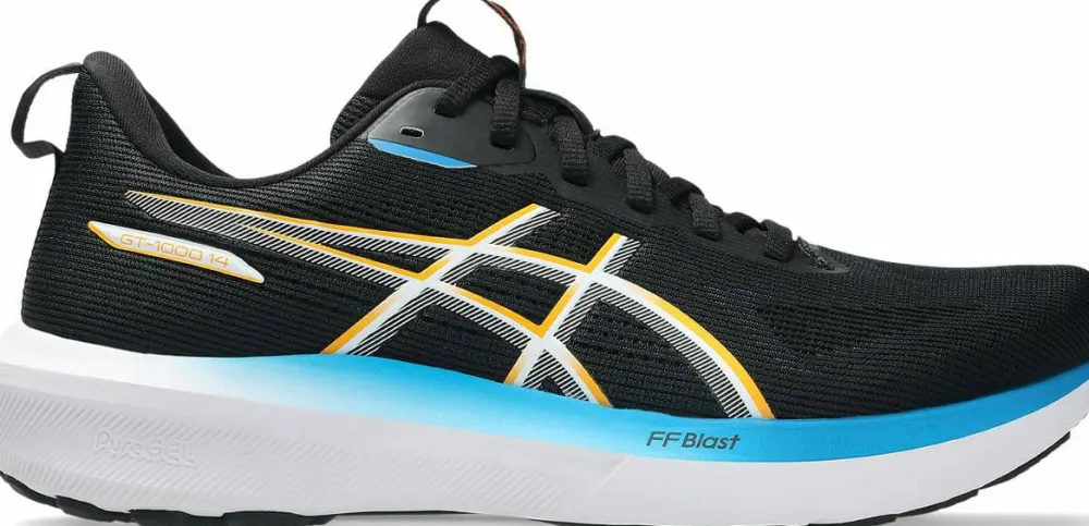 Best Asics Men's GT-1000 14 Black/Yamabuki