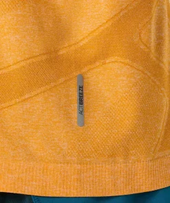 Hot Asics Men's Road Seamless Long Sleeve Top Yamabuki