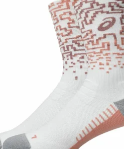 Outlet Asics Performance Run Sock Crew Brilliant White/Morganite/Pearl Pink