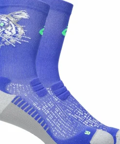 Sale Asics Performance Run Sock Crew Cobalt Burst/Vital Green