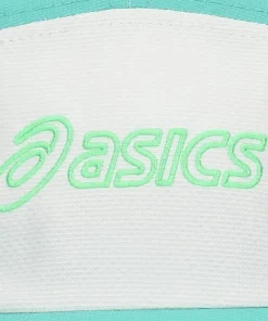 Discount Asics Performance Running 5 Panel Cap Aurora Green/Cream