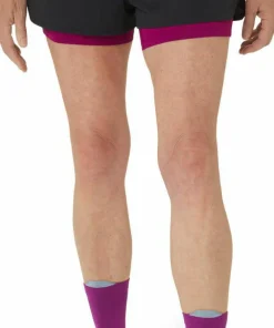 New Asics Women's Fujitrail 2-N-1 Short Performance Black/Blackberry