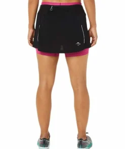Best Asics Women's Fujitrail Skort PERFORMANCE BLACK/FUCHSIA RED