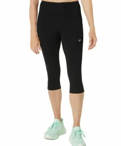 Best Asics Women's Road High Waist Capri Tight Performance Black
