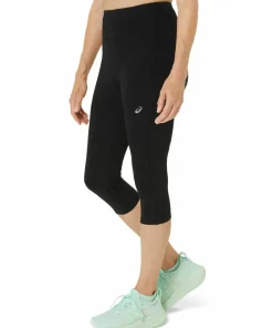 Best Asics Women's Road High Waist Capri Tight Performance Black