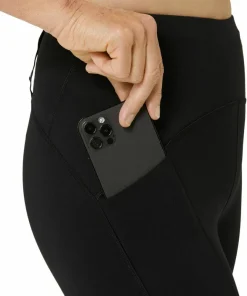 Best Asics Women's Road High Waist Capri Tight Performance Black
