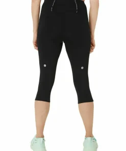 Best Asics Women's Road High Waist Capri Tight Performance Black